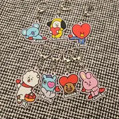 BT21 ラバーキーホルダーセットのサムネイル