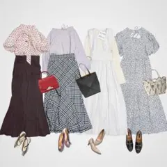 人気ブランド多数！きれいめフェミニンコーデセット売り