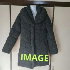 イマージュ　ブルゾン　アウター　ツイード　Sのサムネイル