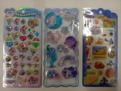 【正規品】未使用パワーパフガールズ、SUNSUN他、うるちゅるシール3枚セット
