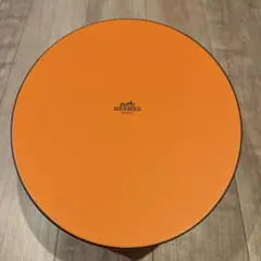 エルメス 帽子箱 保存袋付き 丸箱 オレンジボックス HERMES