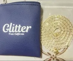 Glitter Baguette Tennis Chain Necklace