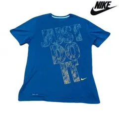 Nike DRI-FIT 半袖tシャツ ブルー Lサイズ トレーニング