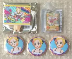 アイカツ 衣装展 キャンバスボード アクリルチャーム 缶バッジ 新条ひなき