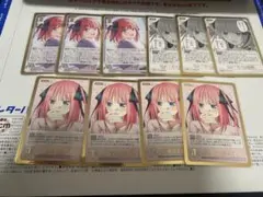 五等分の花嫁カードゲーム　スリーブ&カードセット　S&CR セット　中野二乃