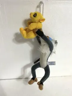 東京ディズニーリゾート限定　ライオンキング　ぬいぐるみバッジ　ラフィキ　シンバ