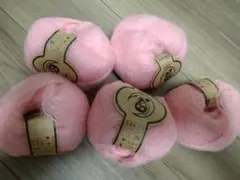 ENZERSEN モヘア 毛糸 ピンク 5玉セット