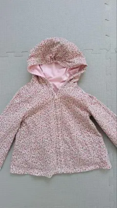 GAP　ジャケット　90　ピンク花柄リバーシブル