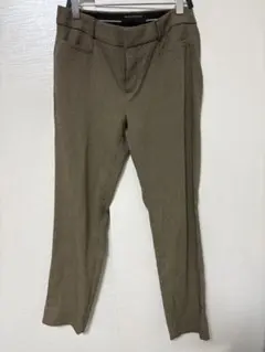 レディースパンツ ブラウンチェック　バナナリパブリック