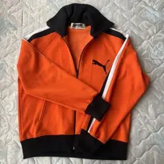 PUMA オレンジ/黒 ジャージ S