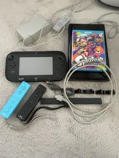 Wii U本体 32GB セット+ スプラトゥーンソフト＋カラオケ用マイク2本付