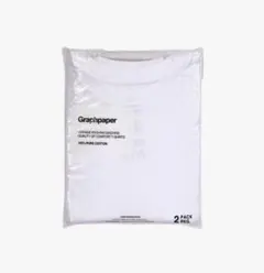 Graphpaper 2 Pack T-Shirt White　【1枚のみ】のサムネイル