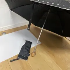 VIVAYOU日傘　晴雨兼用　折りたたみ傘　黒