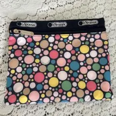 LeSportsac ドット柄 ポーチ