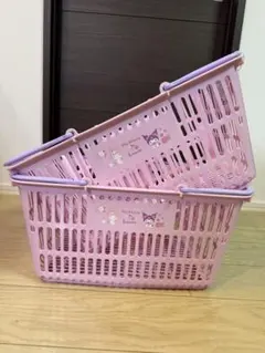 【新品未使用】マイメロディ クロミ 買い物かご 2個セット