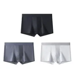 【7A级抗菌】メンズ ボクサーパンツ 3枚セット 绵95% 高通気 吸汗速乾 L