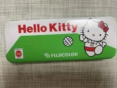 Hello Kitty 筆箱 バレーボールデザイン　レトロ