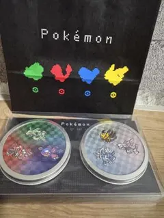 【新品未開封】伝説のポケモン缶セット メリーチョコレート ショッピングバッグ付き