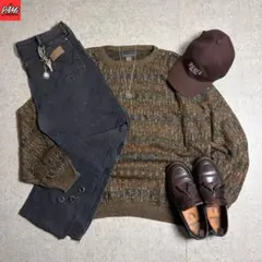 c-boy style (vol.895)総柄ニットシティボーイコーデ古着 c-boy style (vol.1095)海外シティーボーイコーデ