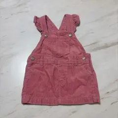 GAP 肩フリル コーデュロイ ジャンパースカート ジャンスカ 80