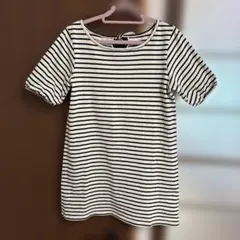 パフスリーブ ボーダー 柄 チュニックのサムネイル