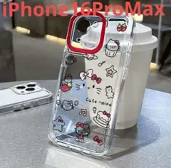 サンリオキティーiPhone1516ProMaxハードケースカバー