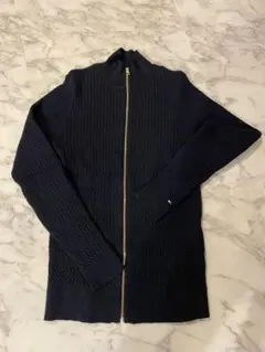新品未使用 TOMMY HILFIGER ネイビー ゴールドジップ