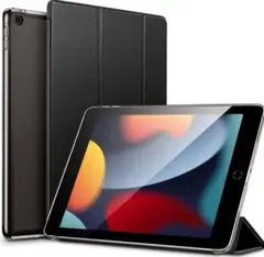 ESR iPad9世代対応ケース 10.2インチ 薄型三つ折り ブラック