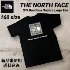 THE NORTH FACE バンダナスクエアロゴ Tシャツ 160サイズ 新品