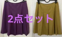 DRESKIP プリーツスカート　2点セット　38サイズのサムネイル