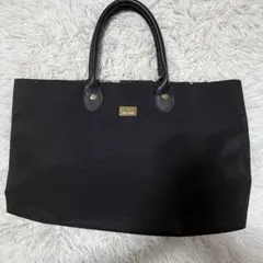 MARY QUANT 黒のキャンバスバック