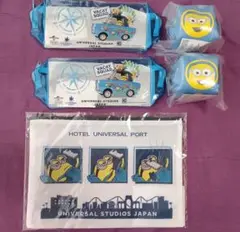 ユニバーサルポートホテル ミニオン ノベルティ　５コセット