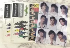 SnowMan おそ松さん ステッカー 2枚、ハローハロー　クリアファイル