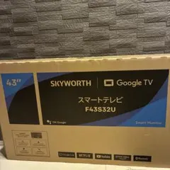 新品未開封 SKYWORTH F43S32U 43型 4K スマートテレビ - メルカリ