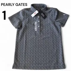 PEARLY GATES フローラルゴルフシャツ PGI 新品 タグ付き
