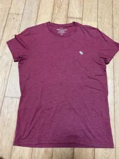 Abercrombie & Fitch バーガンディ Tシャツ XS