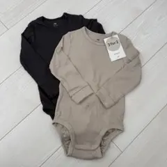 【新品未使用】H&M ベビー　肌着　長袖インナー　ボディスーツ　ロンパース