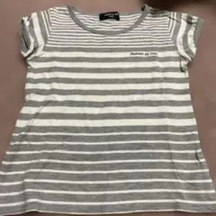 COMME CA ISM ストライプ Tシャツ 100