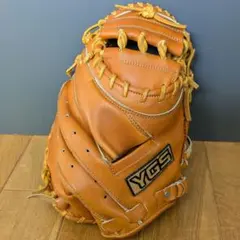 HIRO YGSプロライン　硬式キャッチャーミット和牛レザー　オレンジ HIRO様専用 YGSプロライン 硬式キャッチャーミット和牛レザー