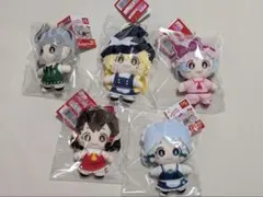 ダイソー 東方プロジェクト ぬいぐるみキーホルダー セミコンプ　3個セット