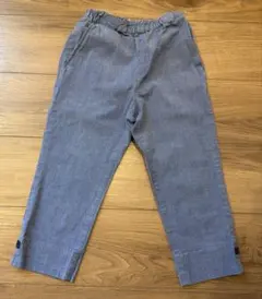 ファミリア　ブルークロップドパンツ