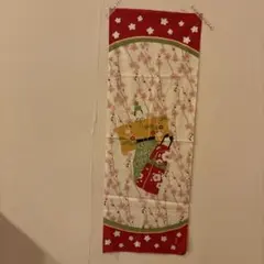 ひな祭りのタペストリー(布のみ)