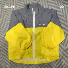 SKAPE ウインドブレーカー 100サイズ グレー/イエローのサムネイル