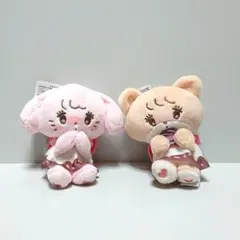 新品【mikko×サンリオキャラクターズ】 ドーナツデザインマスコット2種