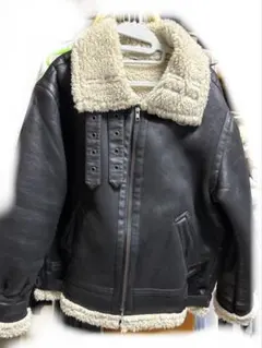 Ungrid フェイクムートンボアブルゾン