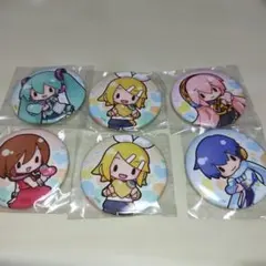 未使用　ふわぷち　初音ミク　缶バッチ　セット