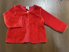 プチバトー カーディガン 18m 80cm相当　ベロア