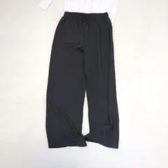 【Dazy/デイジー】ワイドストレートパンツ☆ズボン『L』チャコールグレー