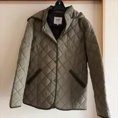 キルティングジャケット グリーン
