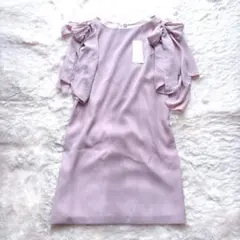 【新品・タグ付き】組曲 フォーマル ドレス ピンク 異素材 自由区